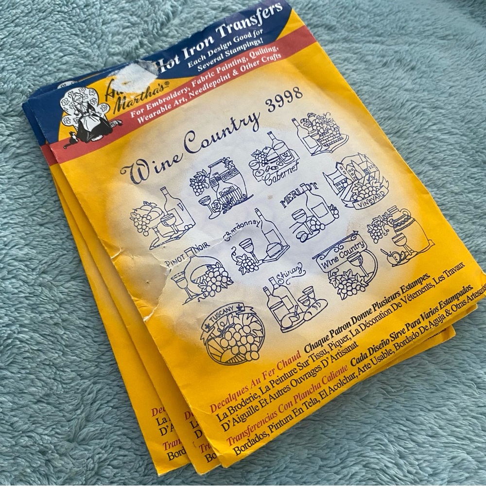 Aunt Martha’s Hot Iron Transfers